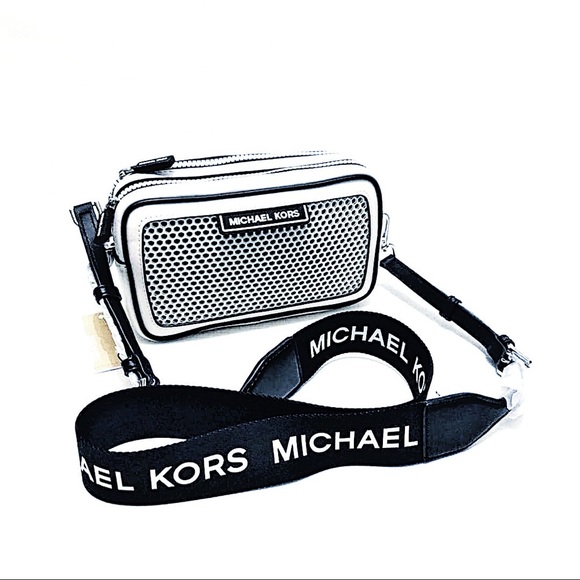 michael kors logo strap bag